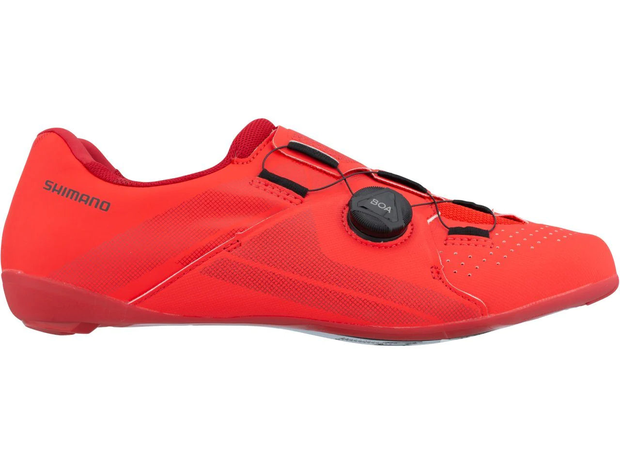 cycling clothing with tough zippers-Shimano RC300 Road Shoe - SMU - Red