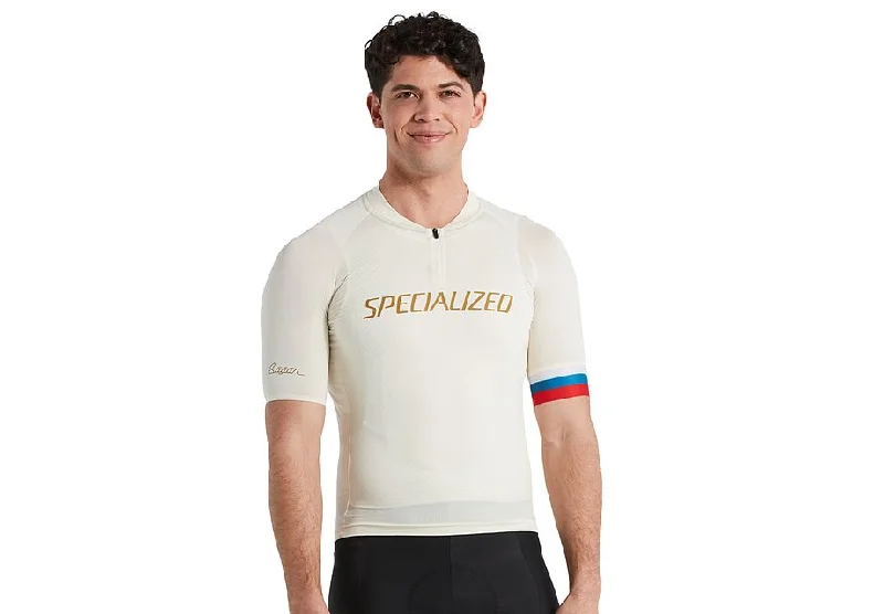 breathable cycling clothing fabric-Specialized Sagan Disruption SL Air Jersey SS Men - Wht S