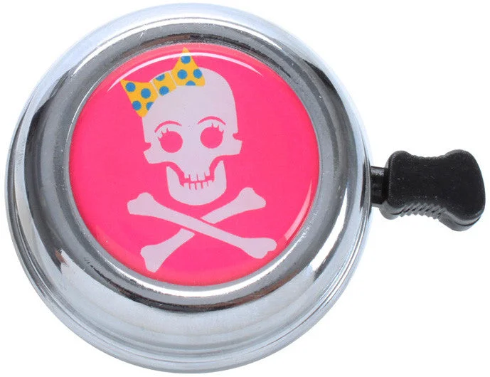 Skye Swell Girly Skull Beach Cruiser Bicycle Bike Bell Pink