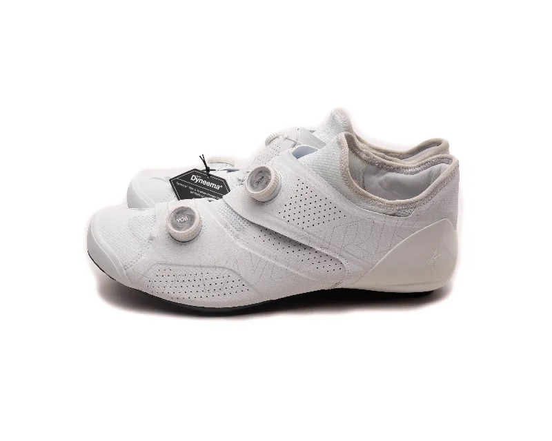 cycling clothing for dry climates-Specialized S-Works Ares Road Shoe Wht 46.5