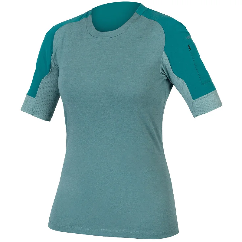 cycling clothing for work commutes-Maglia donna Endura GV500 - Verde