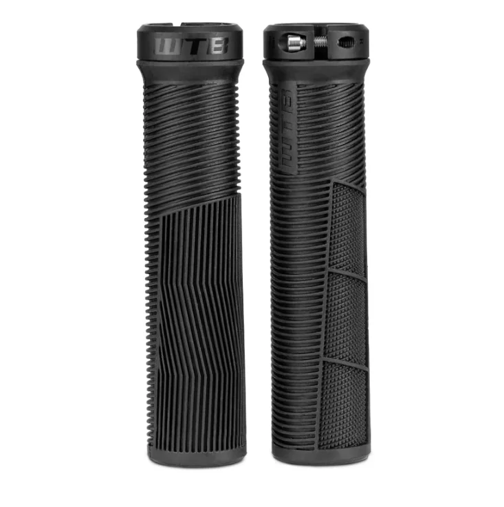 white leather bicycle grips-WTB Wavelength MTB Grip - Black