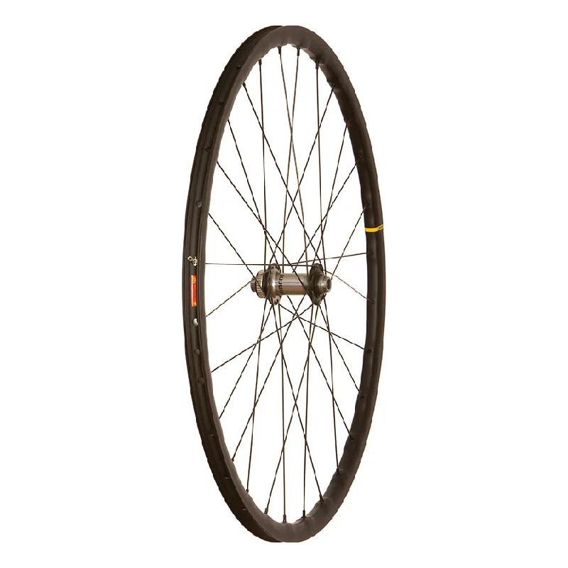 Wheel Shop Mavic Open Pro Disc UST / Shimano HB-RS770 Wheel Front 700C / 622 Holes: 28 12mm TA 100mm Disc Center Lock