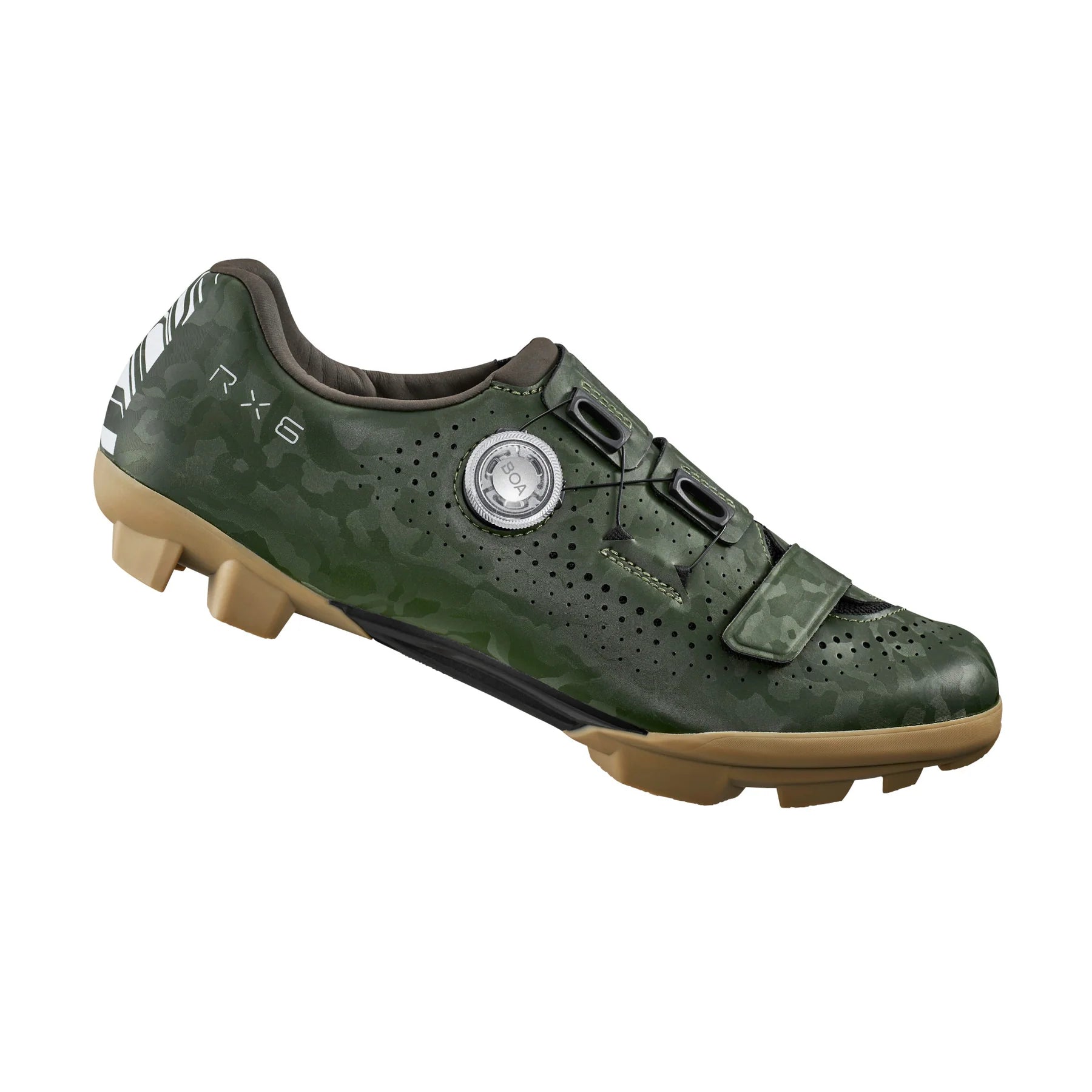 cycling clothing for sweaty rides-Shimano RX6 SPD Gravel Shoe - Green