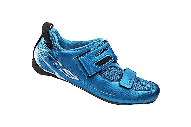 cycling clothing for indoor biking-Shimano TR9 Elite Triathlon Shoe - Blue