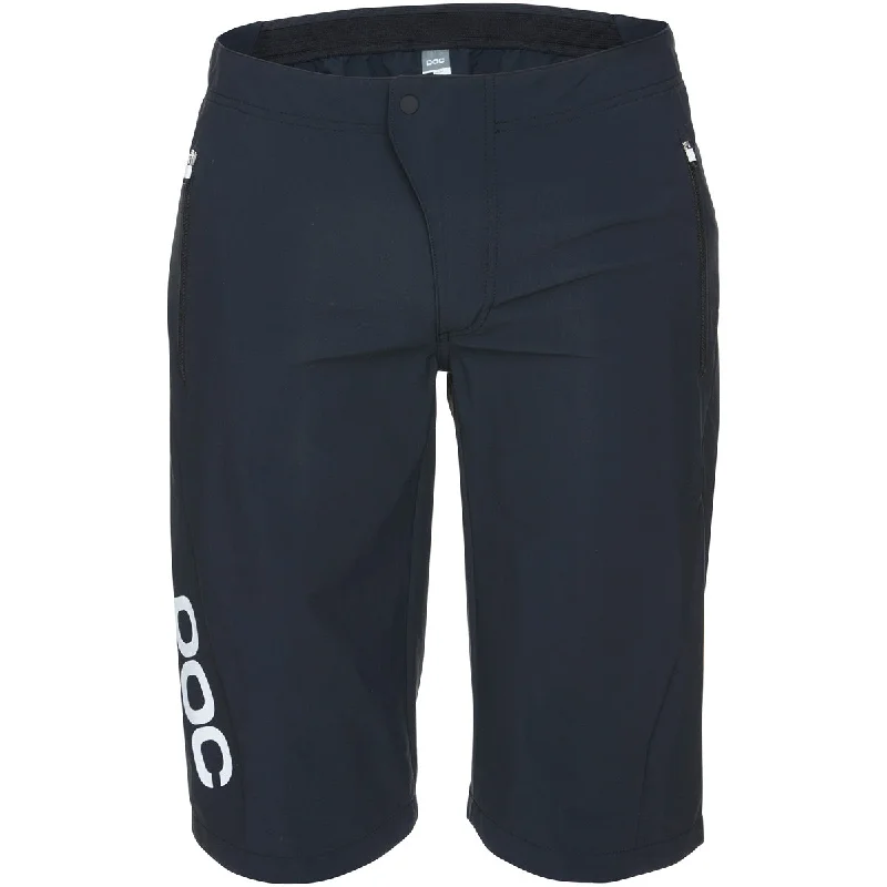 cycling clothing for fast wicking-Pantaloncini Poc Essential Enduro - Nero