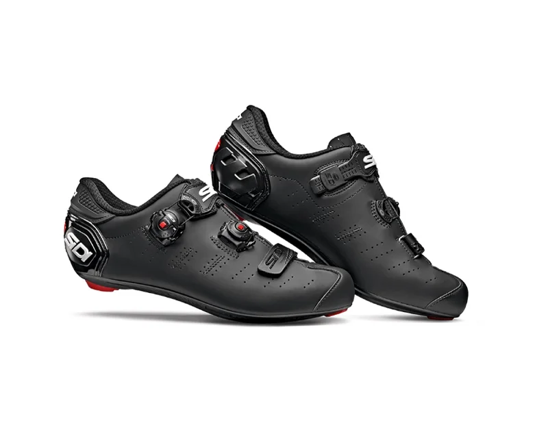 cycling clothing with secure zippers-Sidi Ergo 5 Mega Shoe Mat Blk