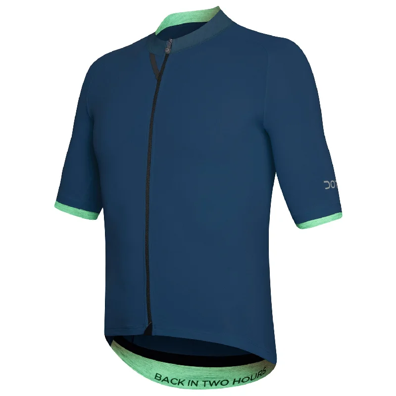 cycling clothing with strong seams-Maglia DotOut Kyro - Blu