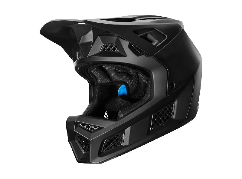 Bicycle helmet textured-Fox Racing Rampage Pro Carbon Full Face Helmet- Matt Black - 2019