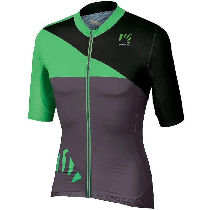 cycling clothing for speed biking-Maglia Karpos Verve - Grigio verde