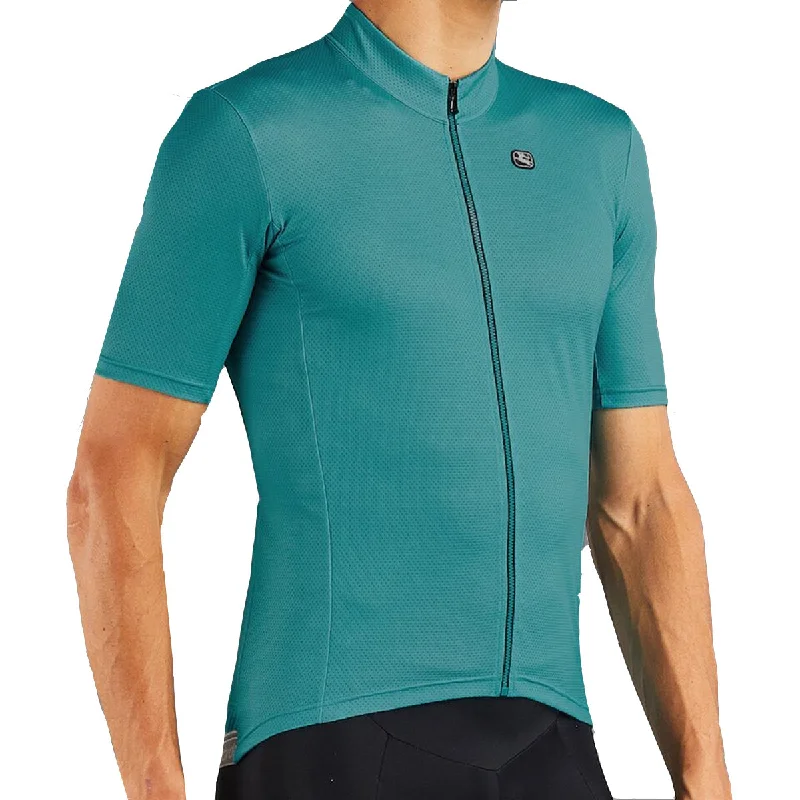 cycling clothing with secure zippers-Maglia Giordana Fusion - Verde acqua