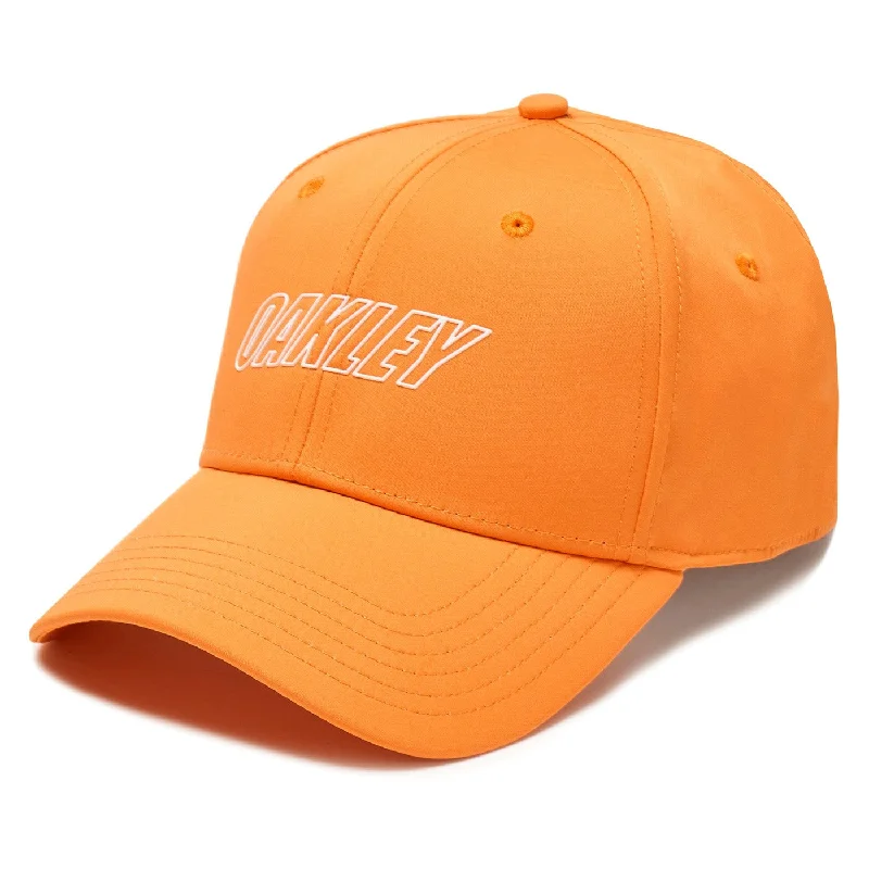 cycling clothing for muddy trails-Cappellino Oakley 6 Panel - Arancio