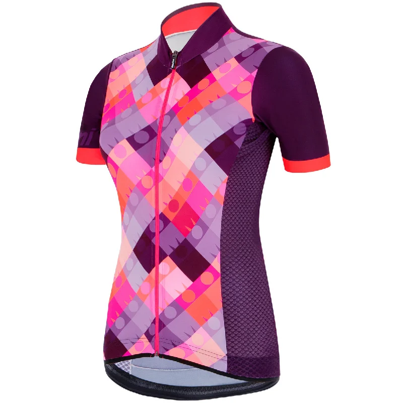 cycling clothing for beginners-Maglia donna Santini Dea - Ironman