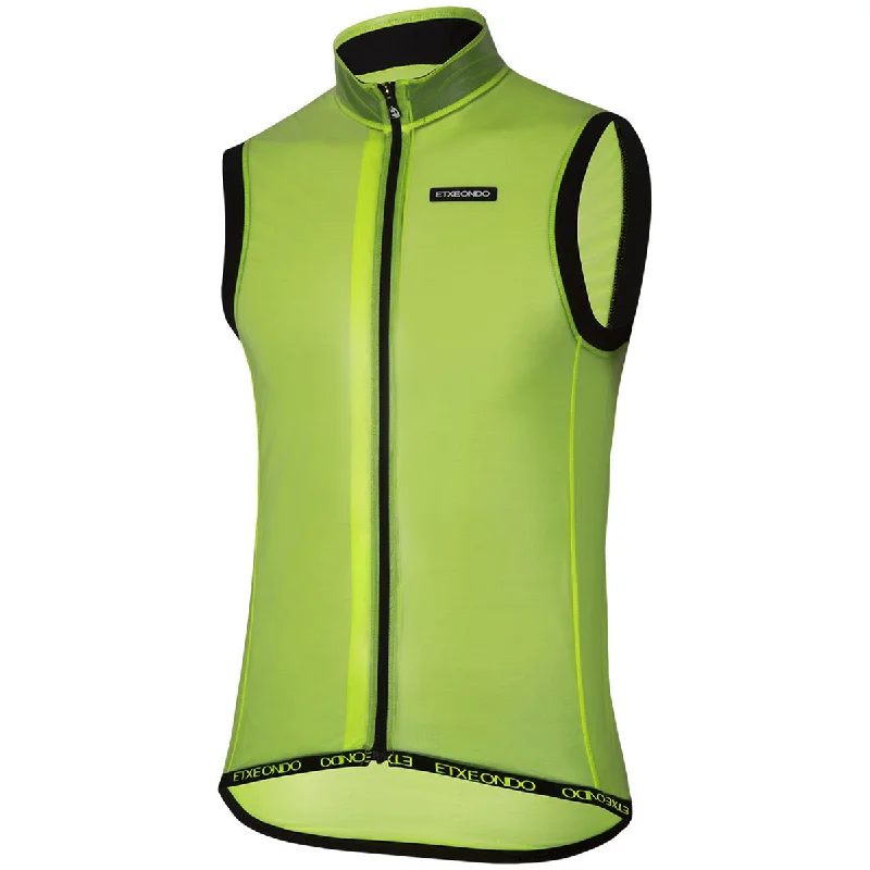 cycling clothing for spring biking-Gilet Etxeondo Busti 19 - Giallo