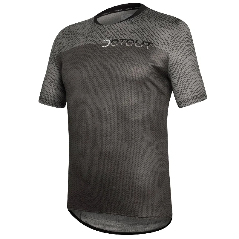 cycling clothing for off-road trails-Maglia Dotout Flip - Dark grigio