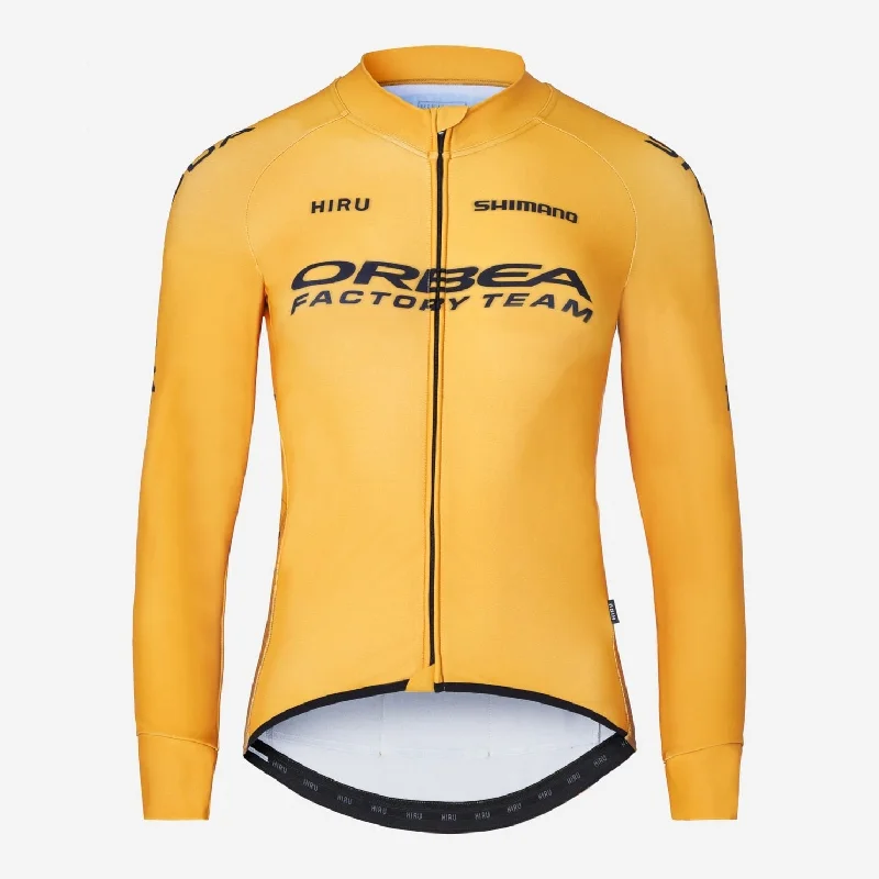 cycling clothing with extra padding-Maglia donna maniche lunghe Orbea Factory Team 2024 Core