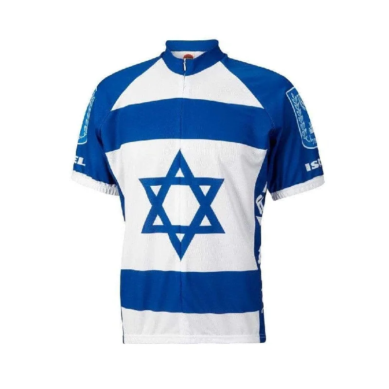 cycling clothing with custom straps-Men's Israel Road Bike Jersey