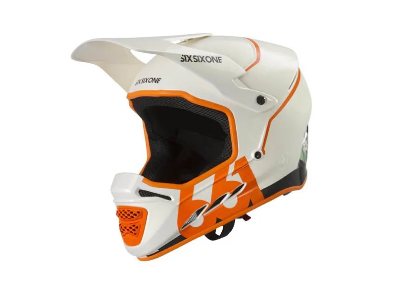 Bicycle helmet cooling vents-661 Reset MTB Full Face Helmet - Tropic Orange