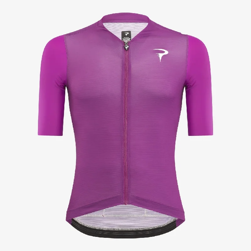 cycling clothing with long sleeves-Maglia Pinarello F7 - Viola