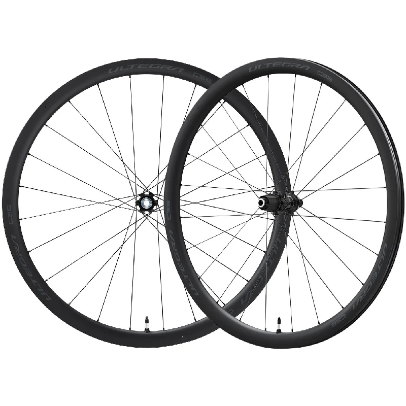 Ruote Shimano Ultegra R8170-C36-TL Disco - Nero