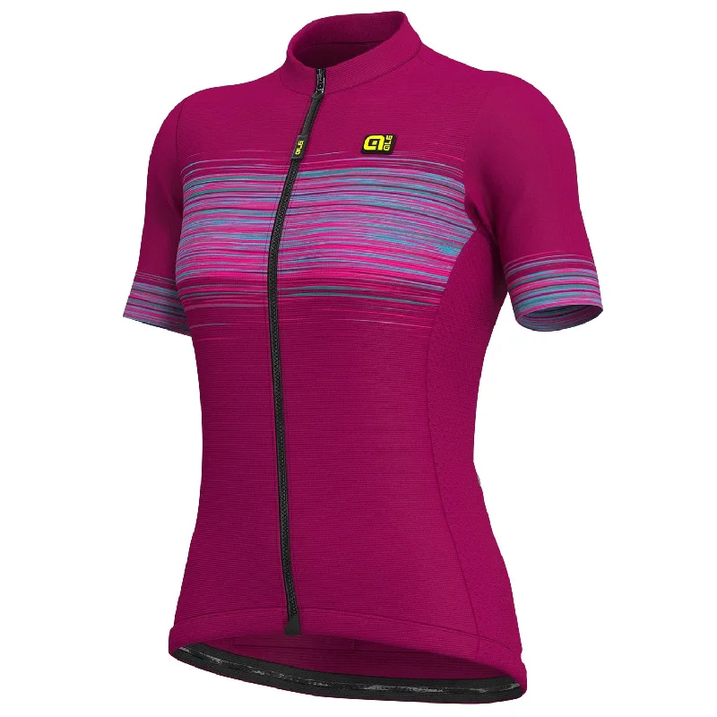 cycling clothing for elite teams-Maglia donna Ale Solid Start - Viola