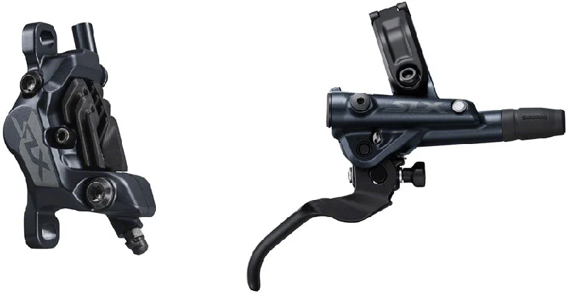 Bicycle brake lever grip-Shimano SLX BL-M7100/BR-M7120 Disc Brake Lever - Rear Hydraulic Post Mount 4-Piston BLK