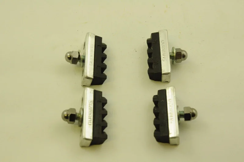 cycling clothing for affordable prices-SET 2 PAIRS VINTAGE SHIMANO CALIPER BRAKE PADS & SHOES ROAD BIKE RIM BLOCKS NOS