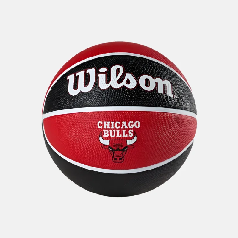 Wilson NBA Team Chicago Bulls BasketBall Size 7 -Red/Black