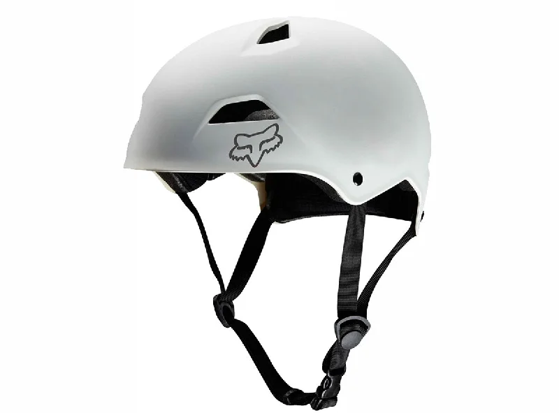 Bicycle helmet tri-color-Fox Racing Flight Sport Dirt Jump Helmet - White