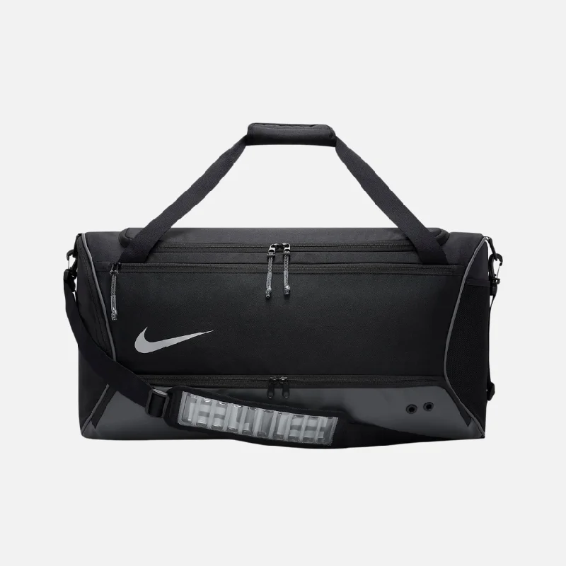 Nike Hoops Elite Duffel Bag (57L) -Black/Iron Grey/Metallic Silver