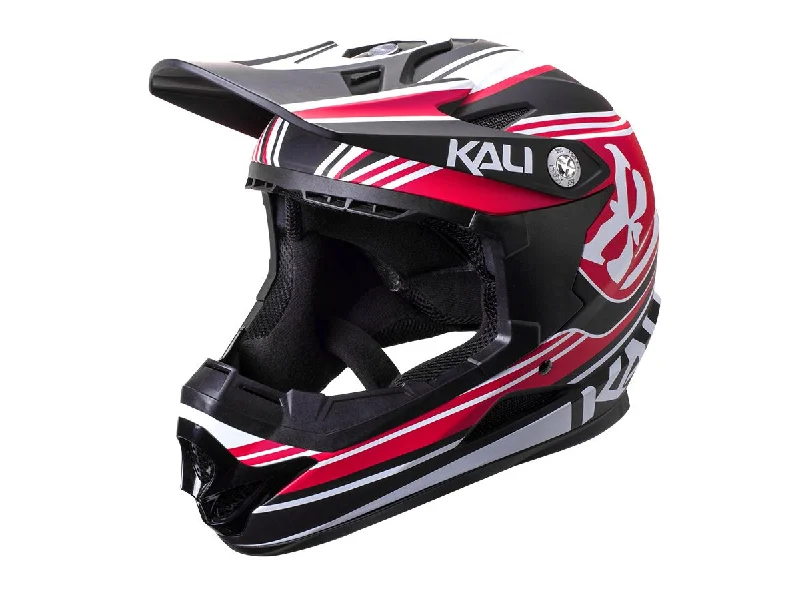 Bicycle helmet limited edition-Kali Zoka Full Face Helmet - Slash - Red-Black