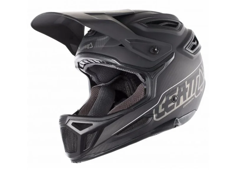 Bicycle helmet express checkout-Leatt DBX 6.0 Carbon V23 Full Face Helmet - Carbon-Black