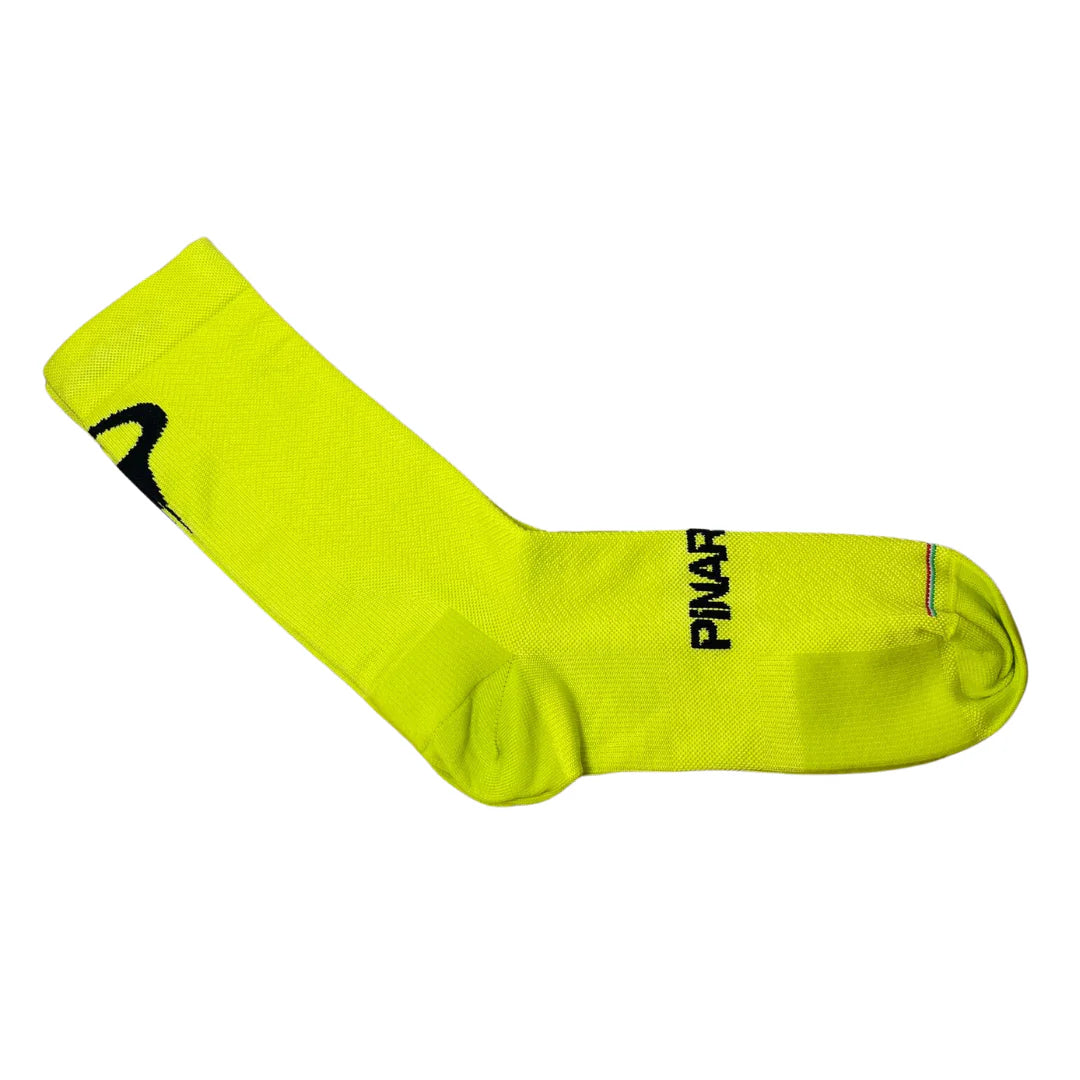 cycling clothing with thermal protection-Calze Pinarello Lightweight - Giallo