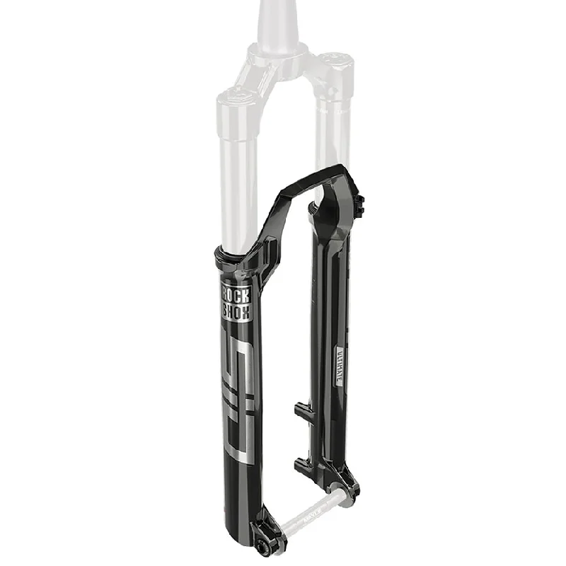 Bicycle stem cap-RockShox Lower Leg Sid Ult B4 15X110 Boost Gloss Black -SID Ultimate 80-100mm B4 (2020+)