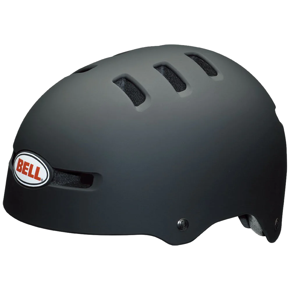 Bicycle helmet smooth surface-Bell Faction Helmet - Matt Black Skulls