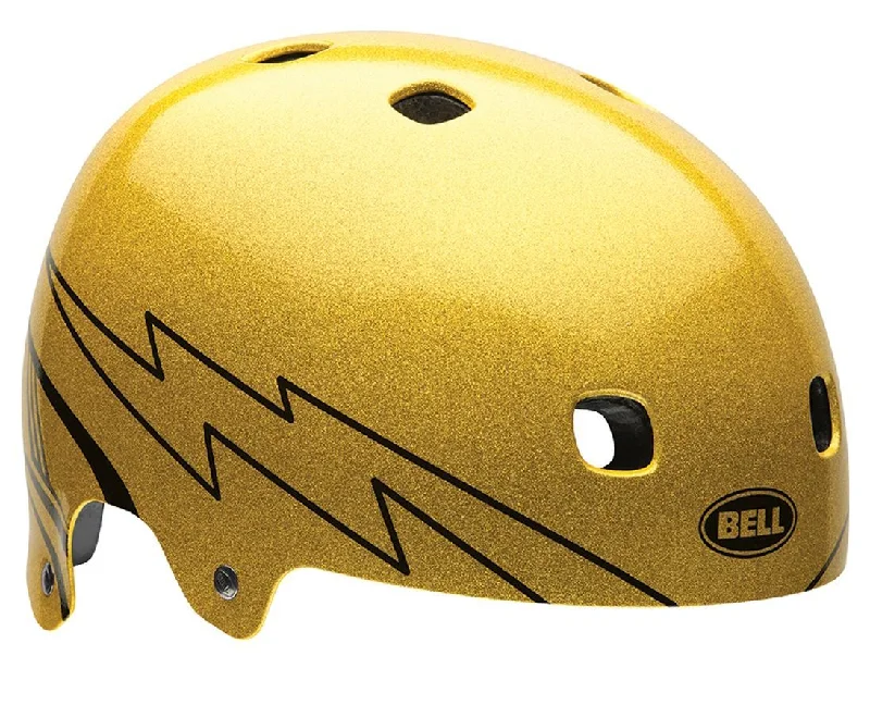 Bicycle helmet fabric lining-Bell Segment Graphics Helmet - Gold