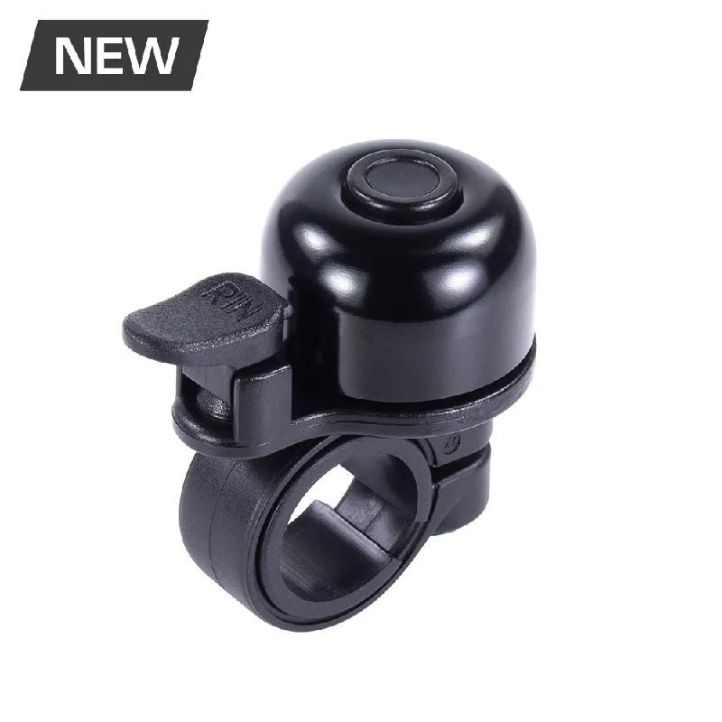 Brass-Single Strike Handlebar Bell (Black)