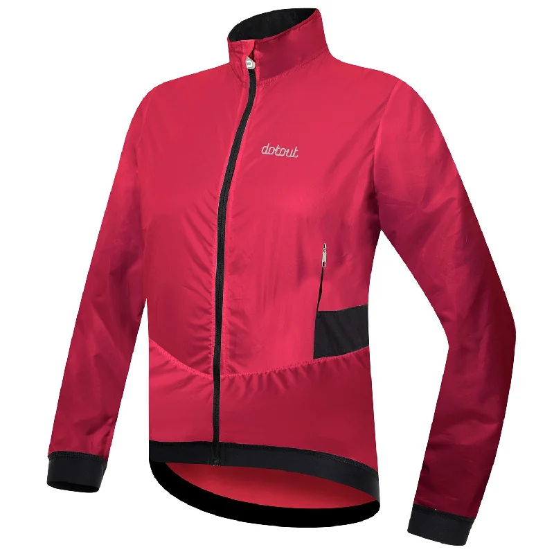 cycling clothing for casual cyclists-Mantellina donna Dotout Tempo - Fucsia