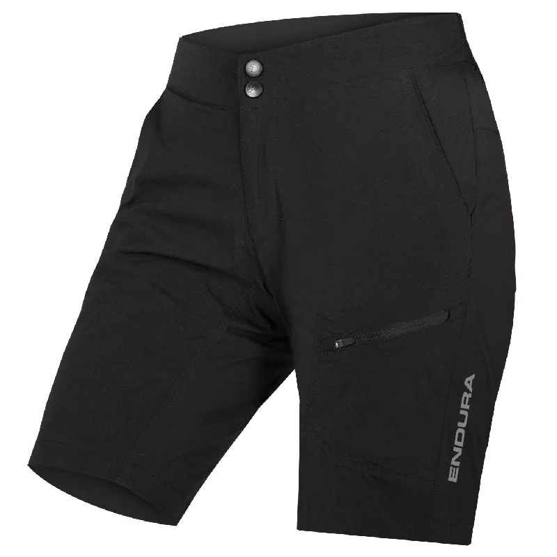 cycling clothing with elastic fit-Pantaloncini donna Endura Hummvee Lite - Nero