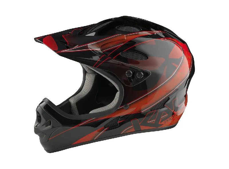 Bicycle helmet baby-Kali Savara Full Face Helmet - Masquerade Red