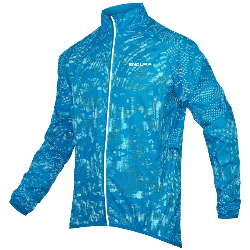 cycling clothing for triathlons-Mantellina Endura LumiJak II - Azzurro