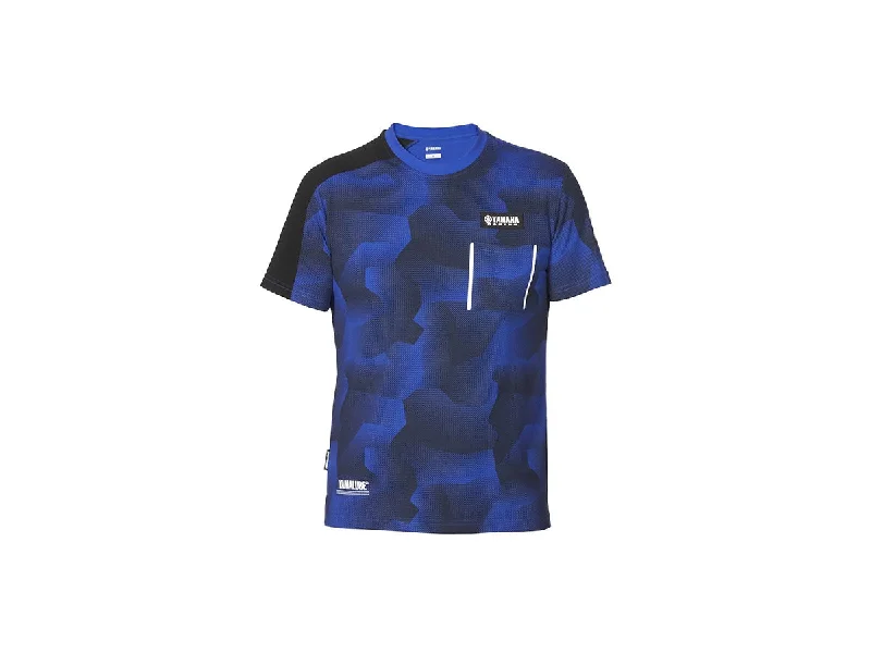 Bicycle pedal assist-2020 Yamaha Racing Mens Camo T-Shirt