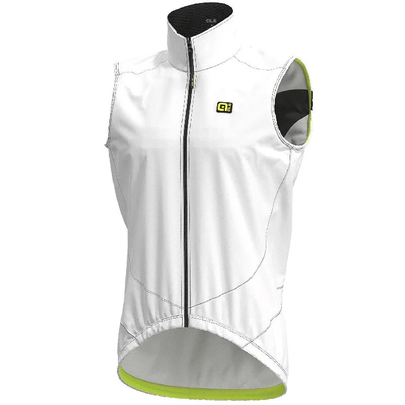 cycling clothing with cozy fleece-Gilet Ale Light Pack - Bianco