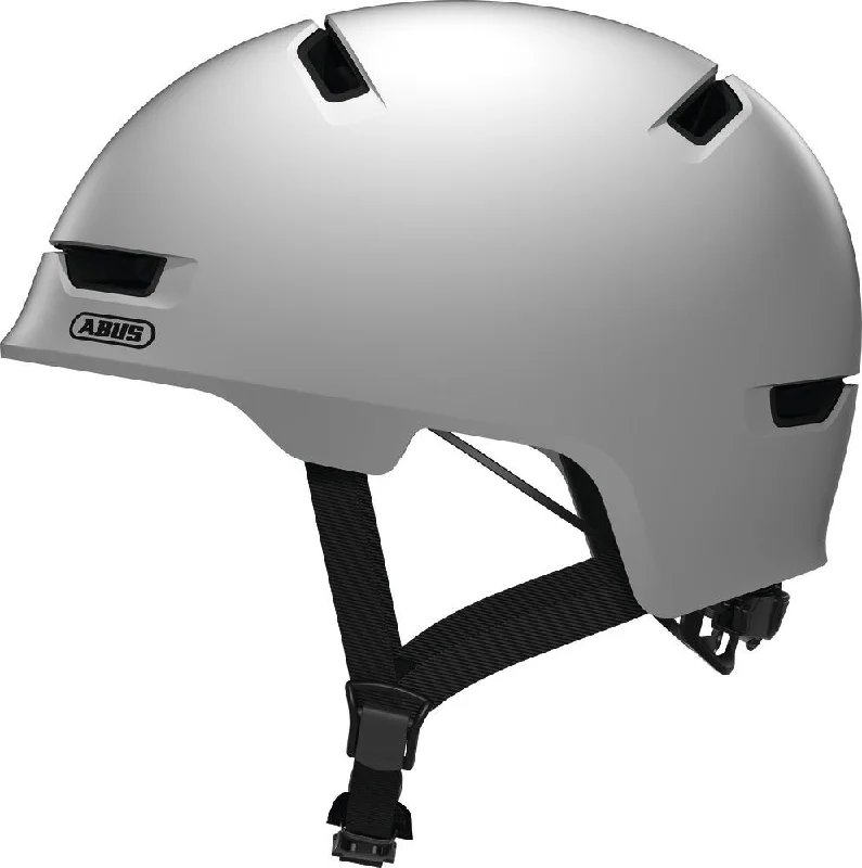 Bicycle helmet benefits-Abus Scraper 3.0 Helmet - Polar Matt White