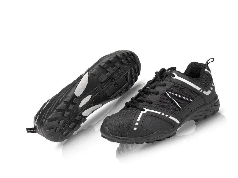 cycling clothing with durable pads-RALEIGH XLC ROAD TOURING CYCLE BIKE SHOES BLACK FLAT OR CLEATS SIZE 40 UK 6.5