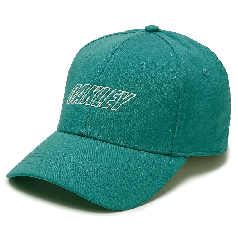 cycling clothing with odor control-Cappellino Oakley 6 Panel - Verde