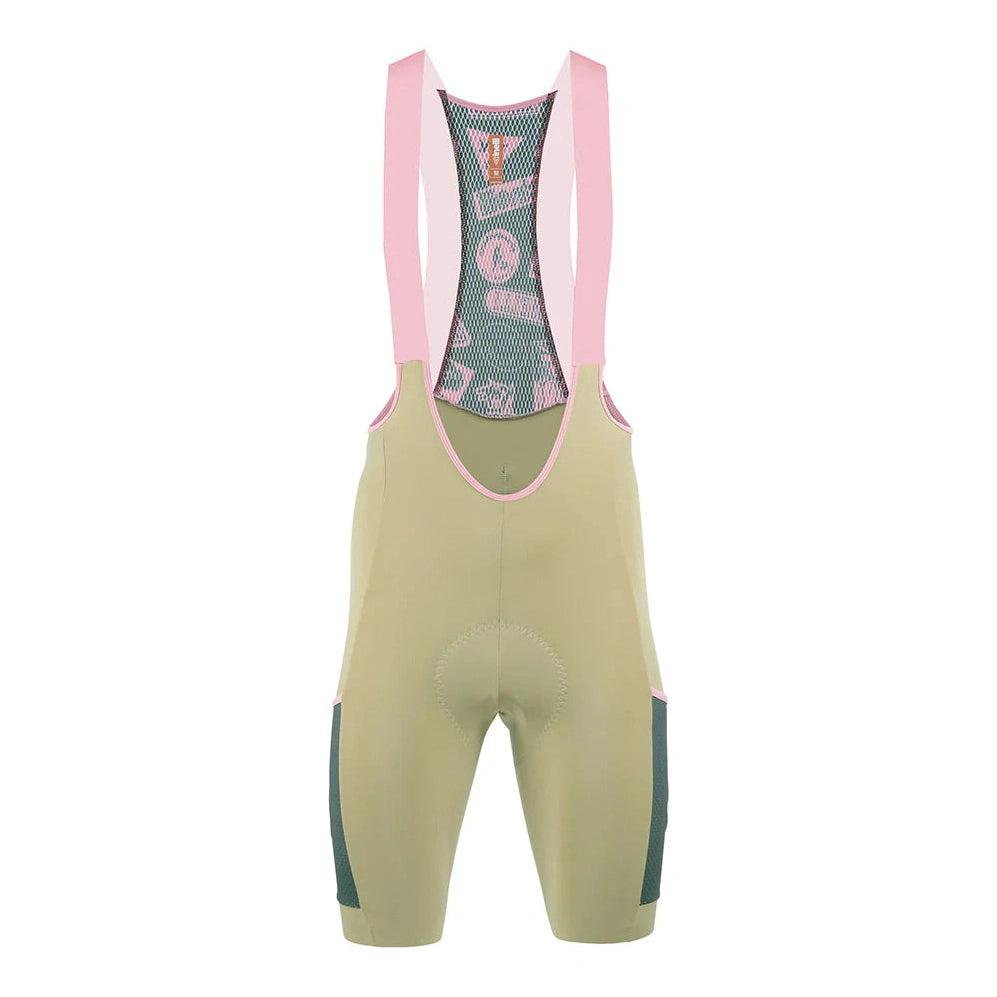 cycling clothing with gentle seams-Salopette Cinelli Gravel - Verde