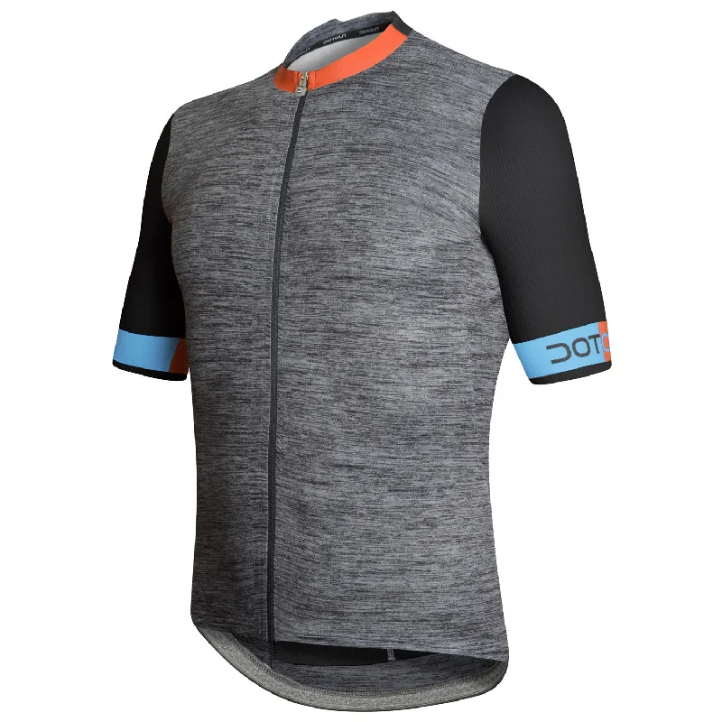 cycling clothing for freezing temps-Maglia Dotout Hybrid - Grigio arancio