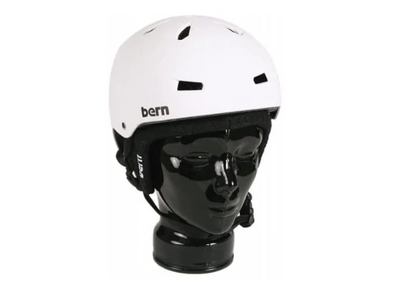 Bicycle helmet clip-on-Bern Macon Helmet - Summer EPS Matt White