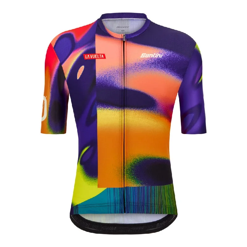 cycling clothing for long tours-Maglia Santini Vuelta Espana 2024 - Madrid